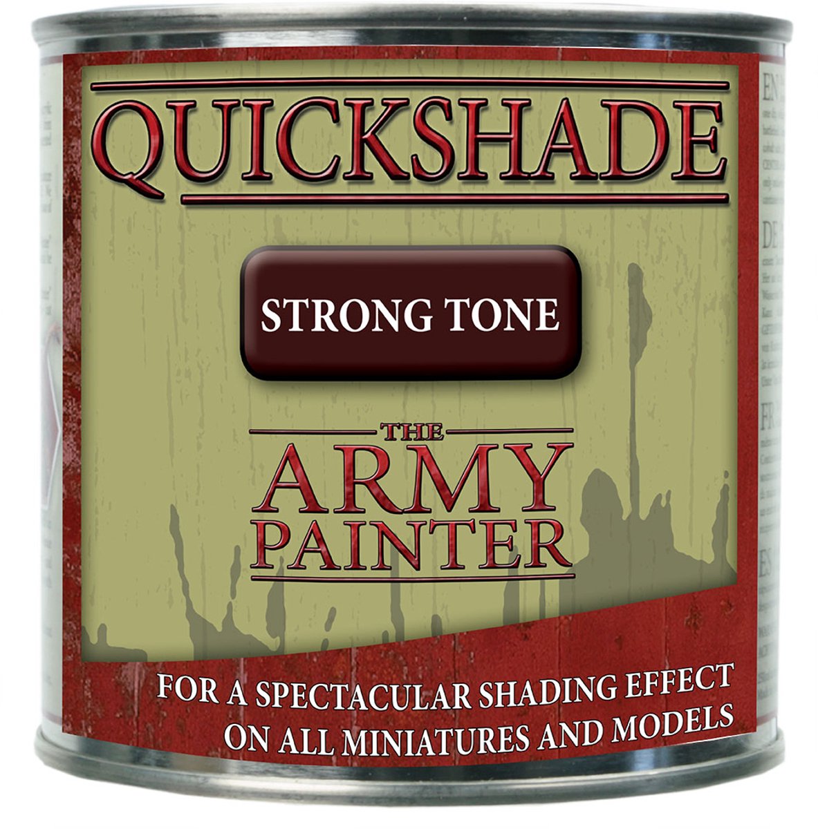 The Army Painter Quickshade Strongtone miniaturen verf 250 ml.