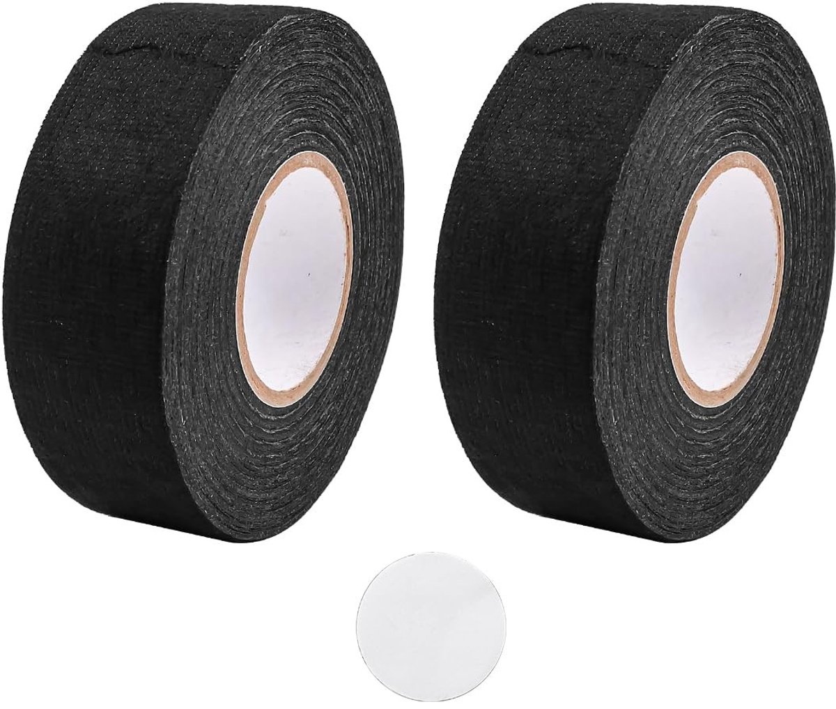 Allecto - Isolerende Elektrische Tape - 2 Rollen Temperatuurbestendig en Geluiddempend