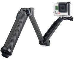 Geschikt geschikt voor GoPro-accessoires, opvouwbare selfiesticks, opvouwbare drieweg verstelbare armen, actiecamera's en selfiesticks geschikt voor mobiele telefoons.