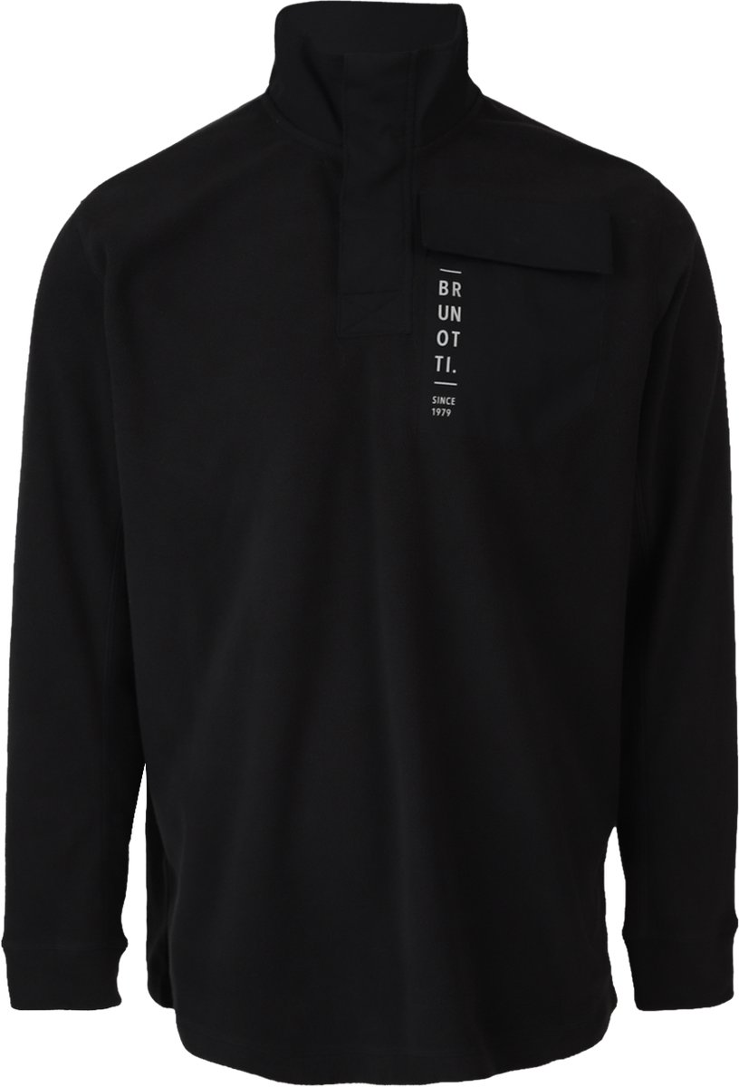 Brunotti Rock Heren Fleece Pully Zwart