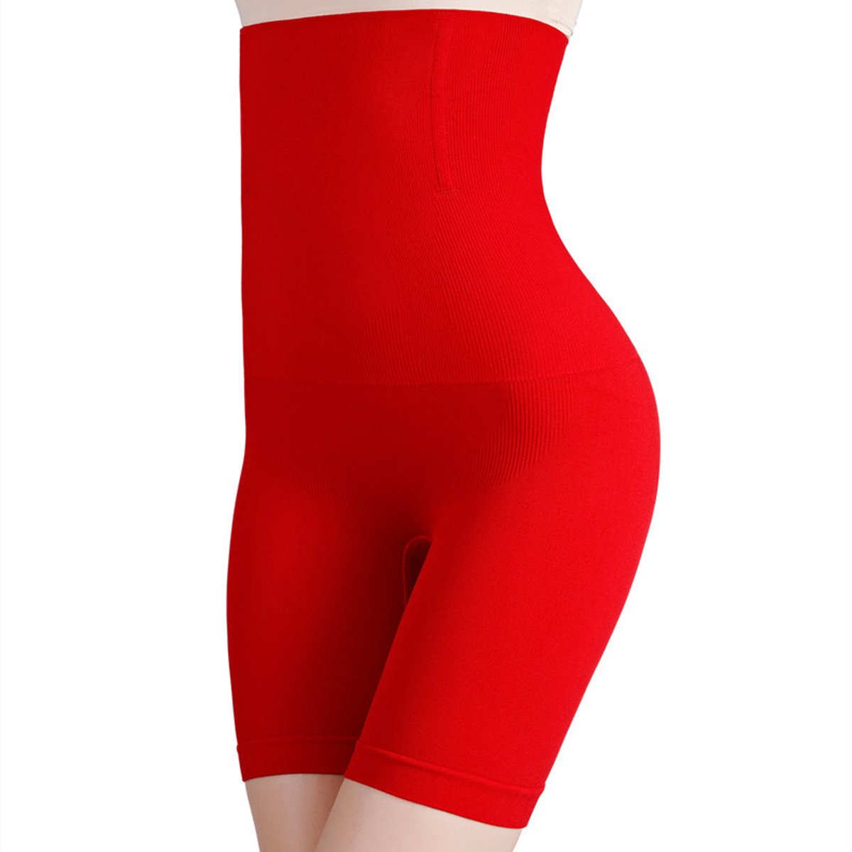 Shapewear voor billen, buik en dijen - corrigerend ondergoed high waist - Rood - maat XS/S