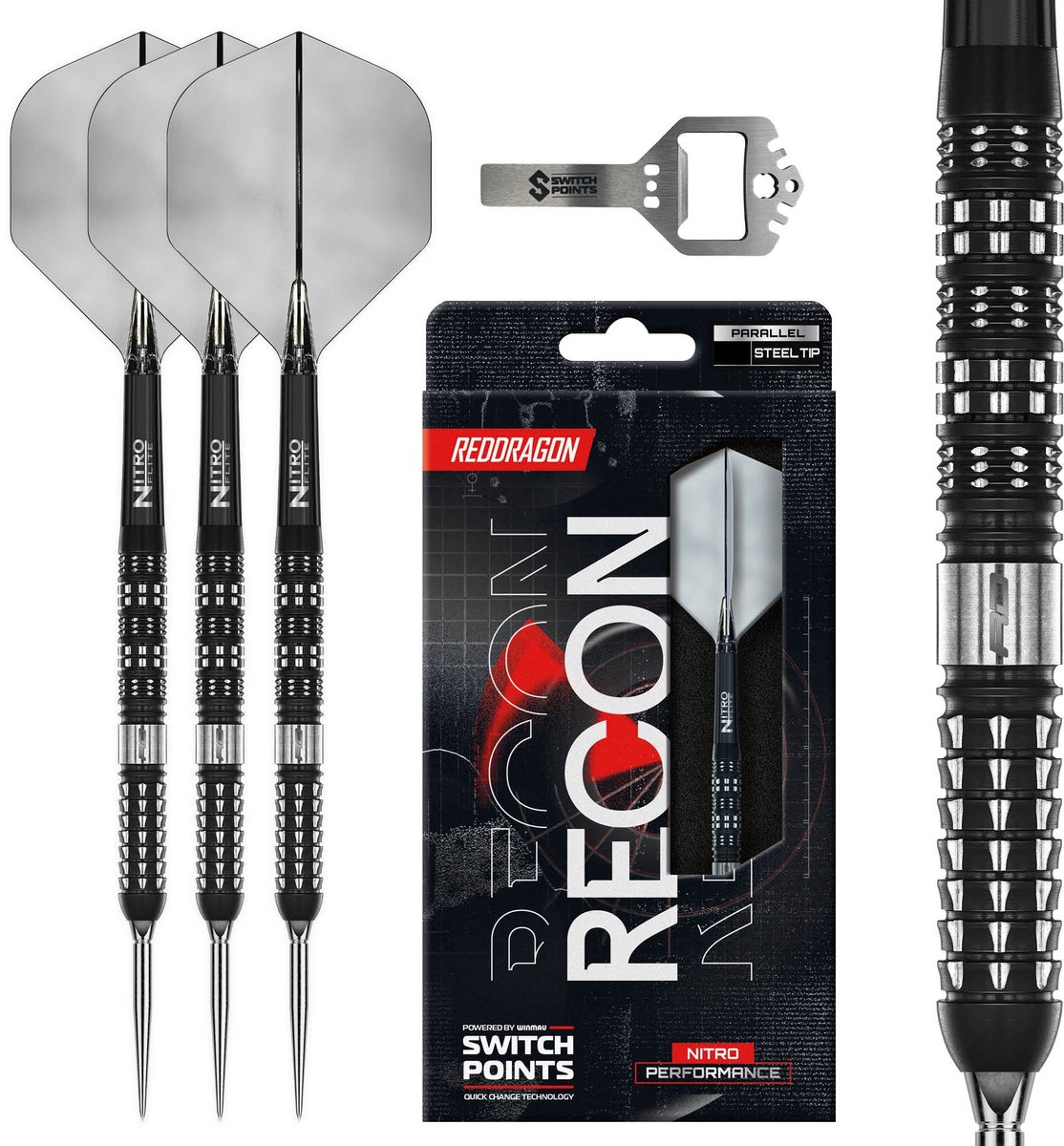 Red Dragon Recon Parallel Switch Point 90% - Dartpijlen