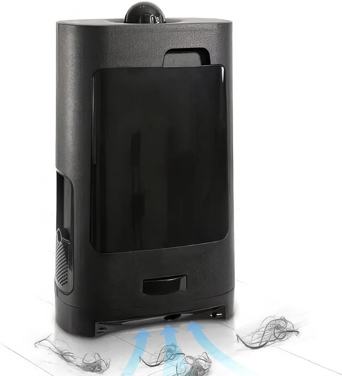 Haarstofzuiger Salons - Automatische Stofzuiger - Snel Opruimen - Touchless Bediening - 2.7L Capaciteit - Zwart