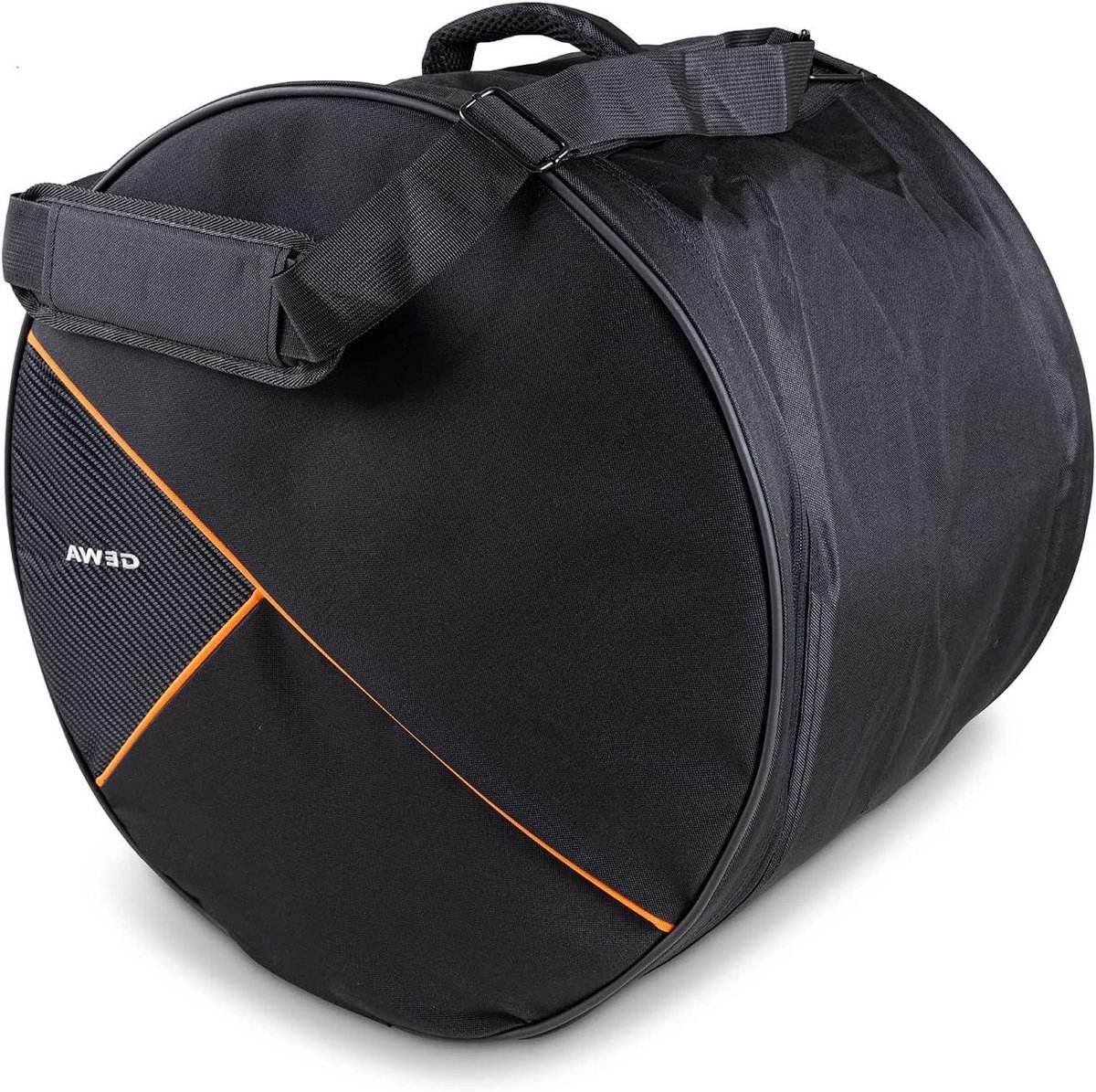 Drumtas - Percussie tas - Muziek transport - Versterkte delen - 16x16 inch - Zwart
