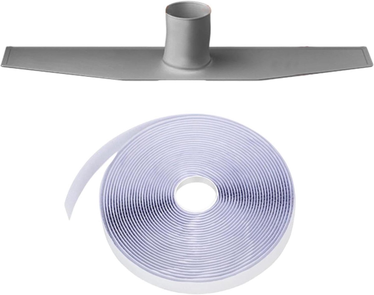 Raamafdichtingsset - Mobiele Airco Kit - Energie Besparen - Zonder Boren - 401 cm Lengte - Wit