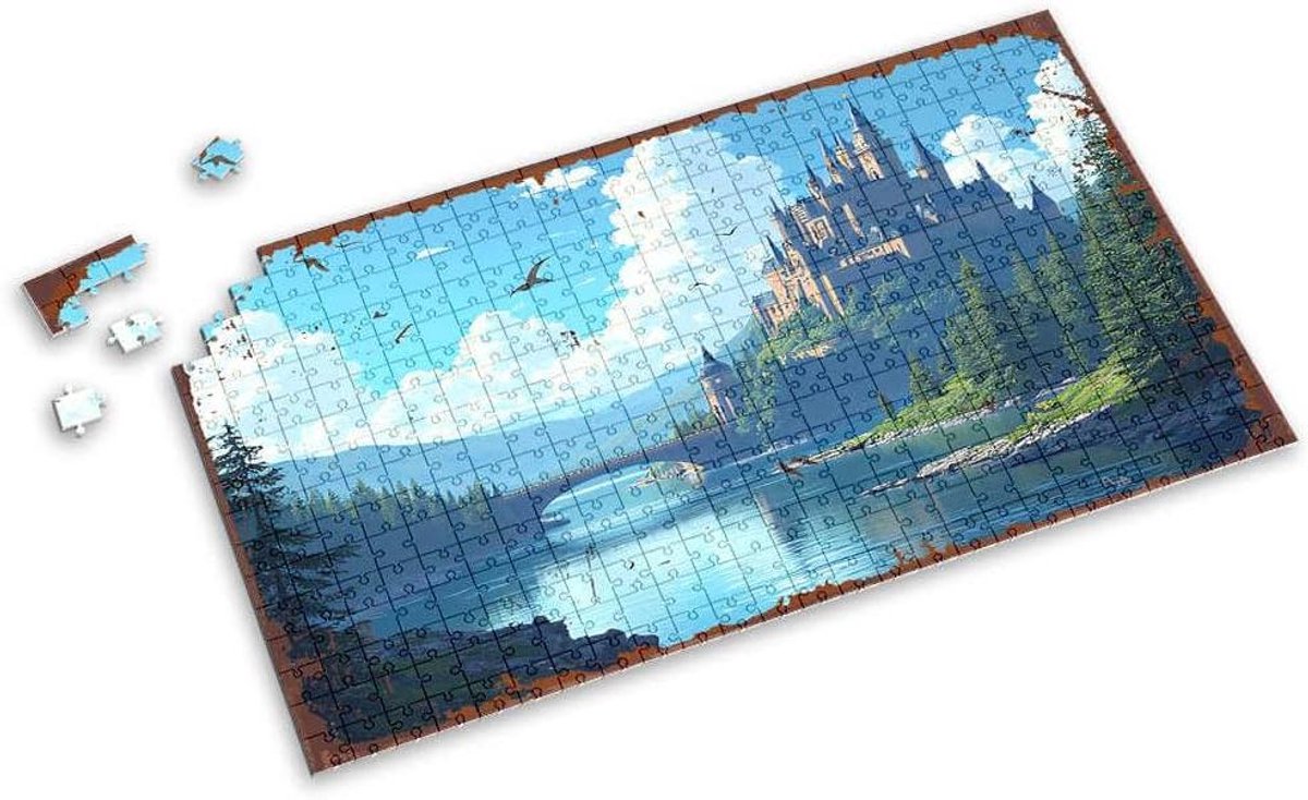 Puzzelboek Volwassenen - Legpuzzel - Ontspannend Tijdverdrijf - Recyclyd Karton - 300 Stukjes - Kleurrijk