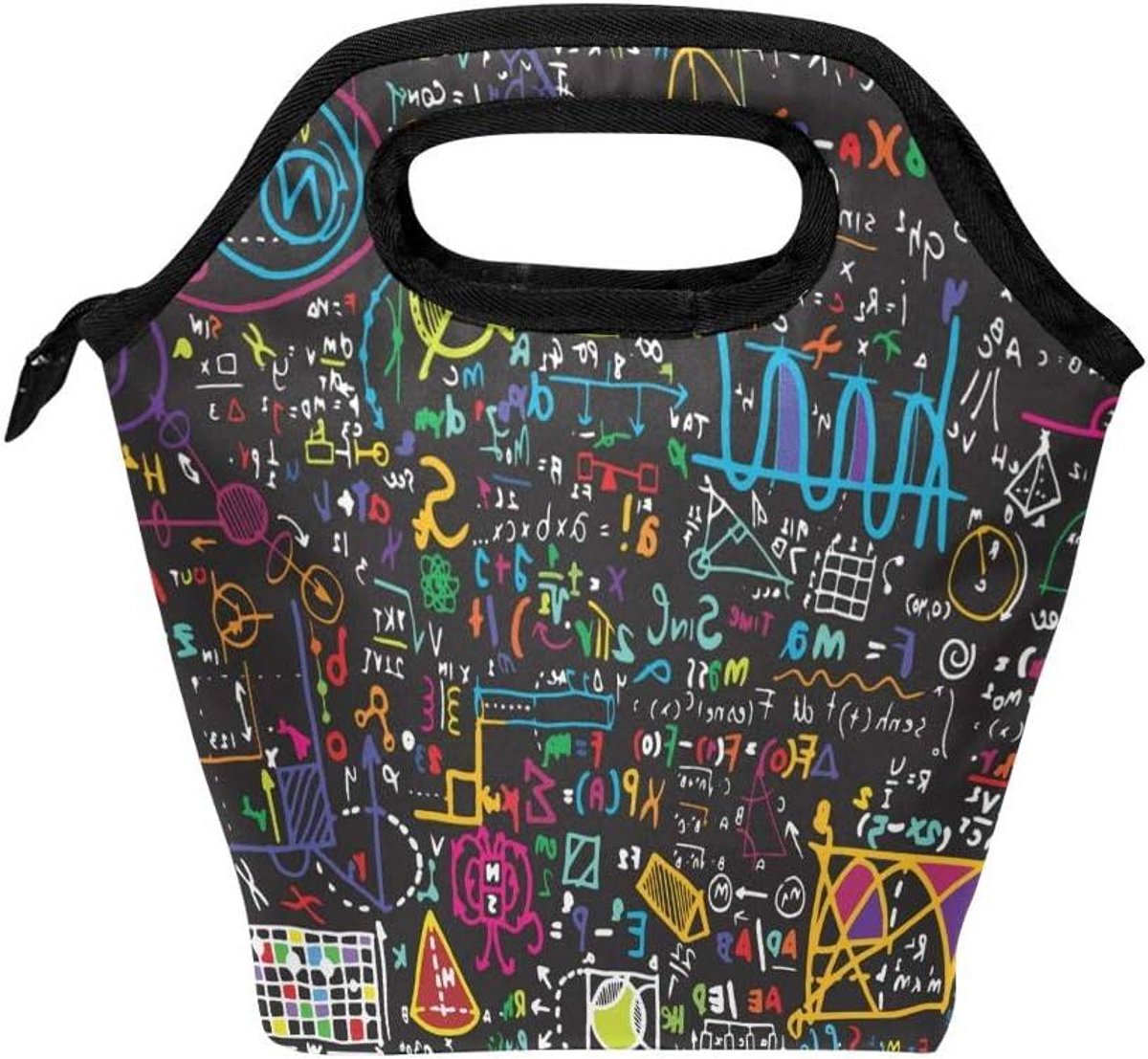 Lunchtas - Koeltas - Verse Maaltijden - Waterdicht Polyester - 29 cm - Multicolor
