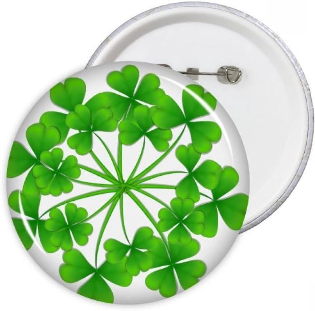 Ronde Pinnen Badge - Kleding Decoratie - Persoonlijke Stijl - Kras- en UV-bestendig - 5 stuks S - Multi kleuren
