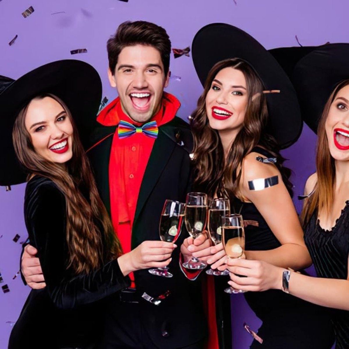 Kleurige Vlinderset voor Volwassenen - Stijlvolle Kostuumaccessoires voor Maskerades en Carnaval, Perfect voor Feestelijke Gelegenheden