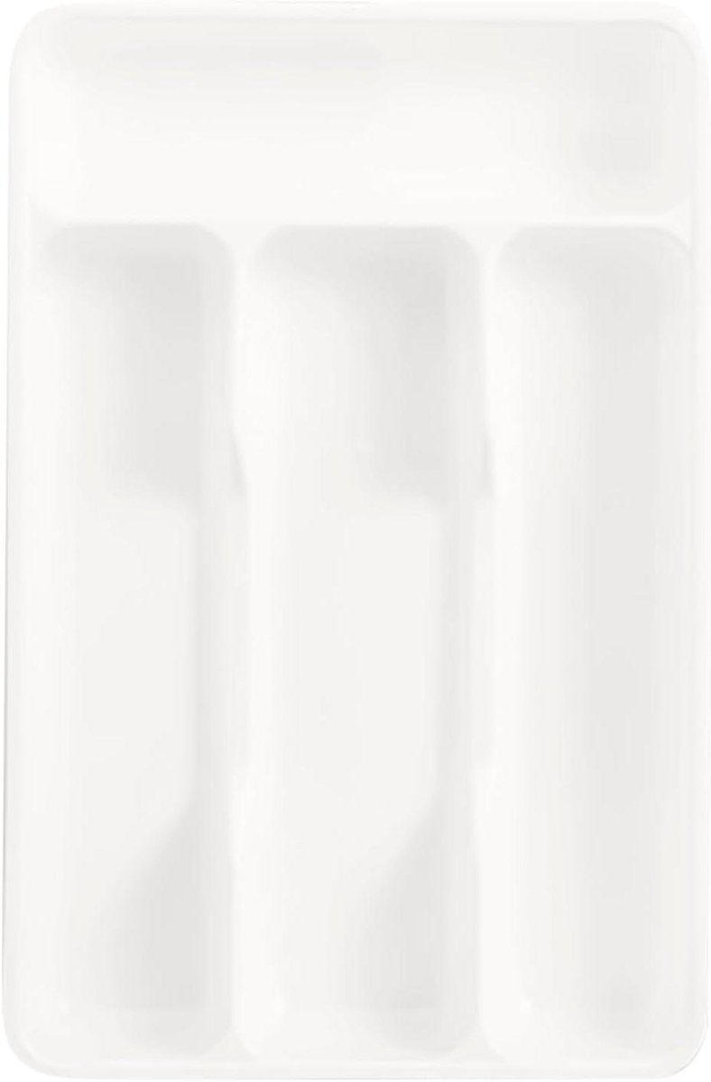 Besteklade Organizer - Keuken Lade - Keuken Ordenen - Flexibel Modulair - 27 x 17.7 cm - Wit