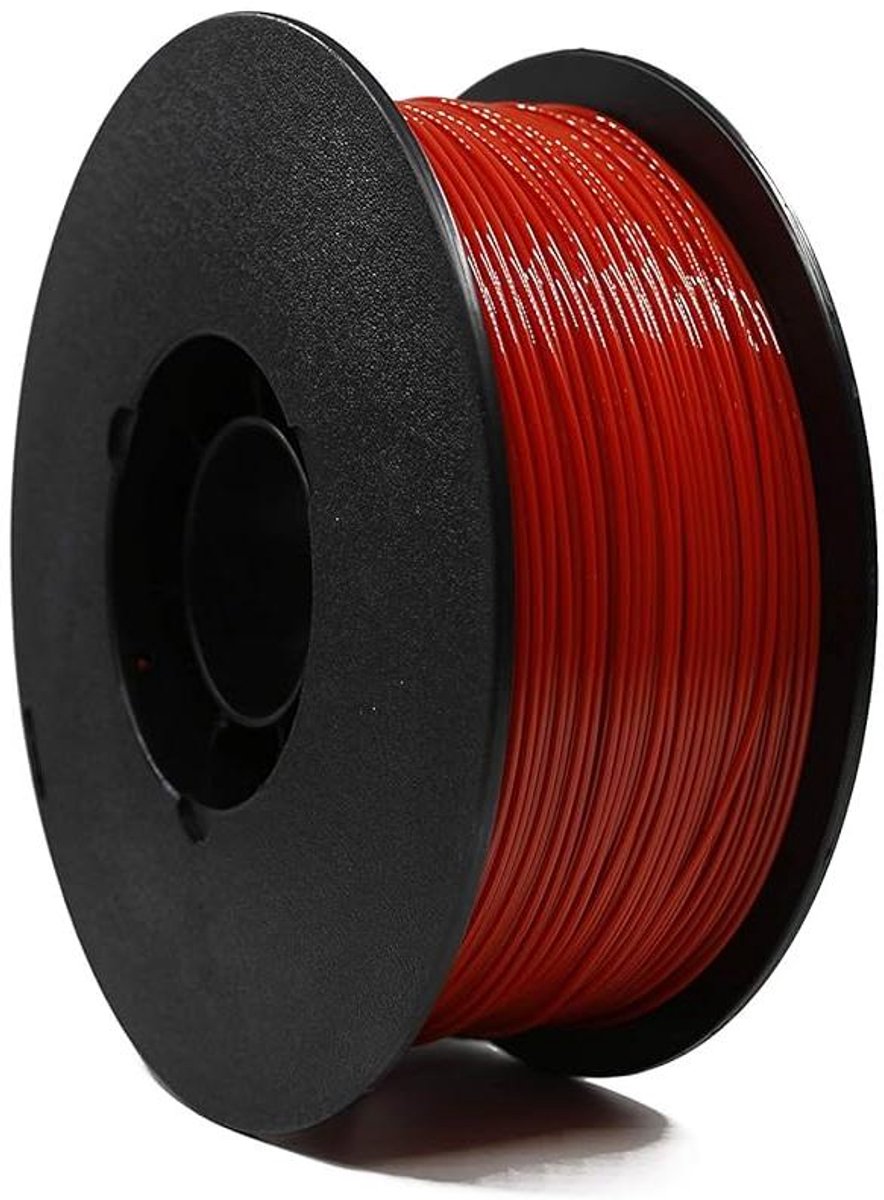 3D Print Filament - PETG Spoel - Objecten Creëren - 1.75mm Diameter - 1kg - Rood