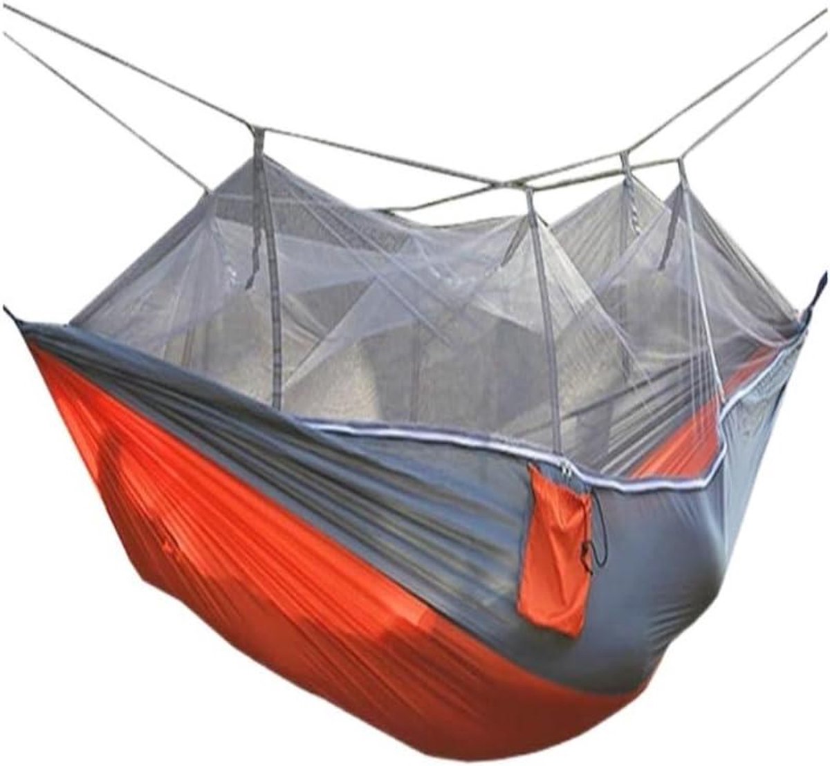 Kampeer Hangmat - Nylon Hangmat - Buiten Ontspannen - Met Klamboe - Lichtgewicht - Verschillende Kleuren