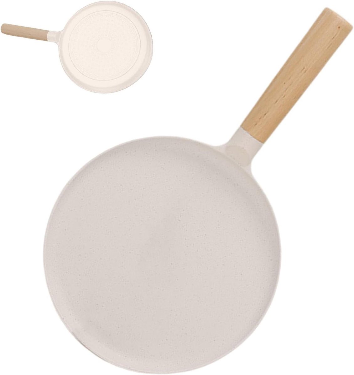 Koekenpan - Koopgerei Pan - Dagelijks Koken - Snelle Warmtegeleiding - 24 cm - Zwart
