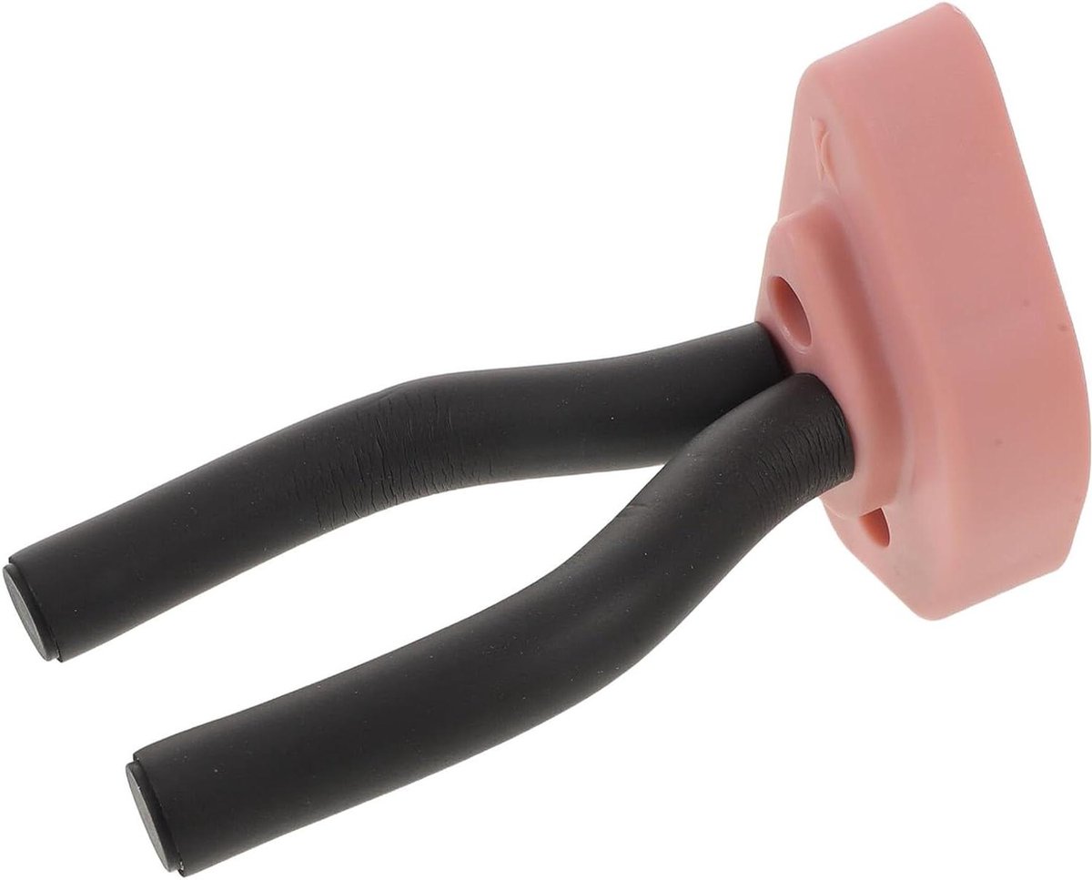Gitaar Muurbeugel - Instrumenten Houder - Veilig Ophangen - Stijlvol Roze Ontwerp - 12.5 cm - Multi