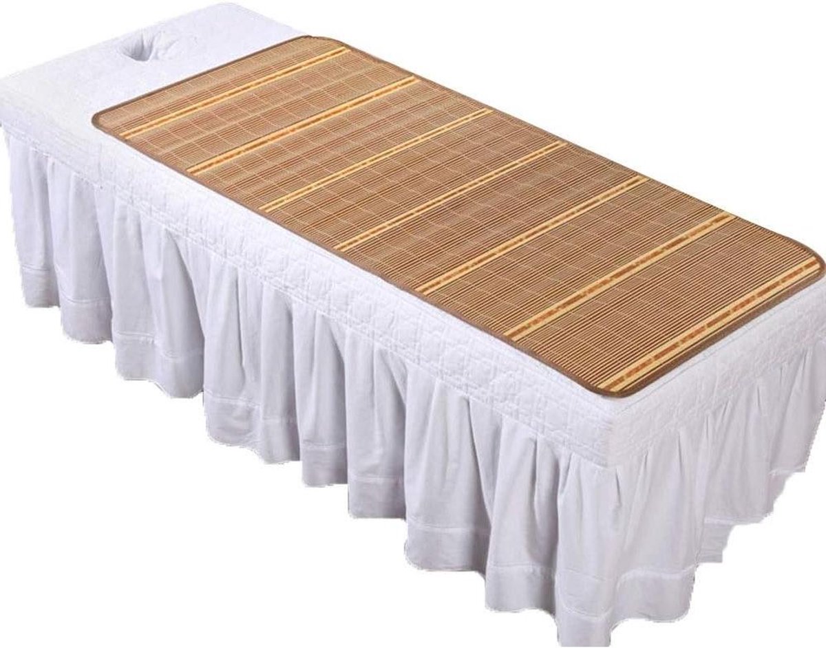 Zomer Slaapmat - Matras Topper - Koel Slapen - Ademend Bamboe - 70x160cm - Natuurlijk