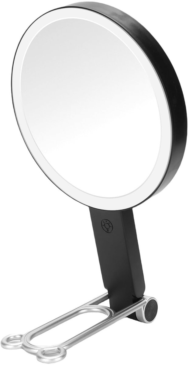 Innovra - Dailygoods - Dubbelzijdige Make-upspiegel met Verlichting en 3 Kleurtemperaturen