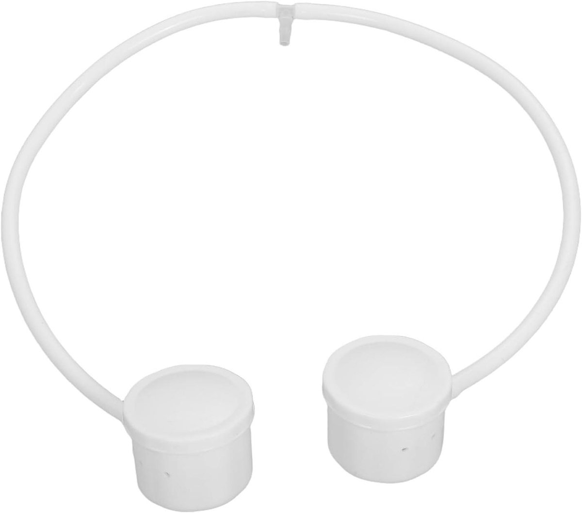 Stoomuitlaat Connector - Sauna Accessoire - Ontspannen Thuis - Dubbele Stoomverspreiding - 11 x 10 x 72 cm - Wit