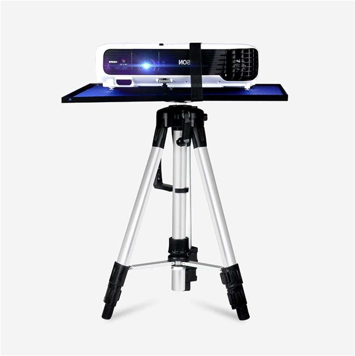 Projector Beugel - Projector Stand - Presentaties Geven - Stabiel Statief - Verstelbaar - Zilver