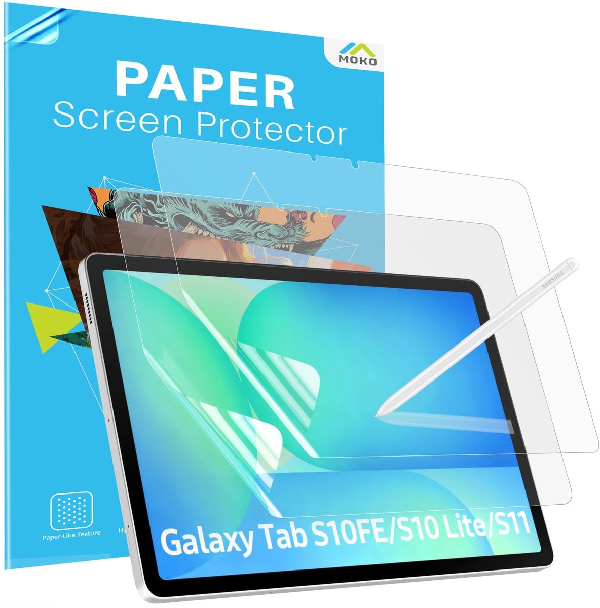 Innovra - Dailygoods - 2 Pack Paperfeel Screen Protector voor Tablets