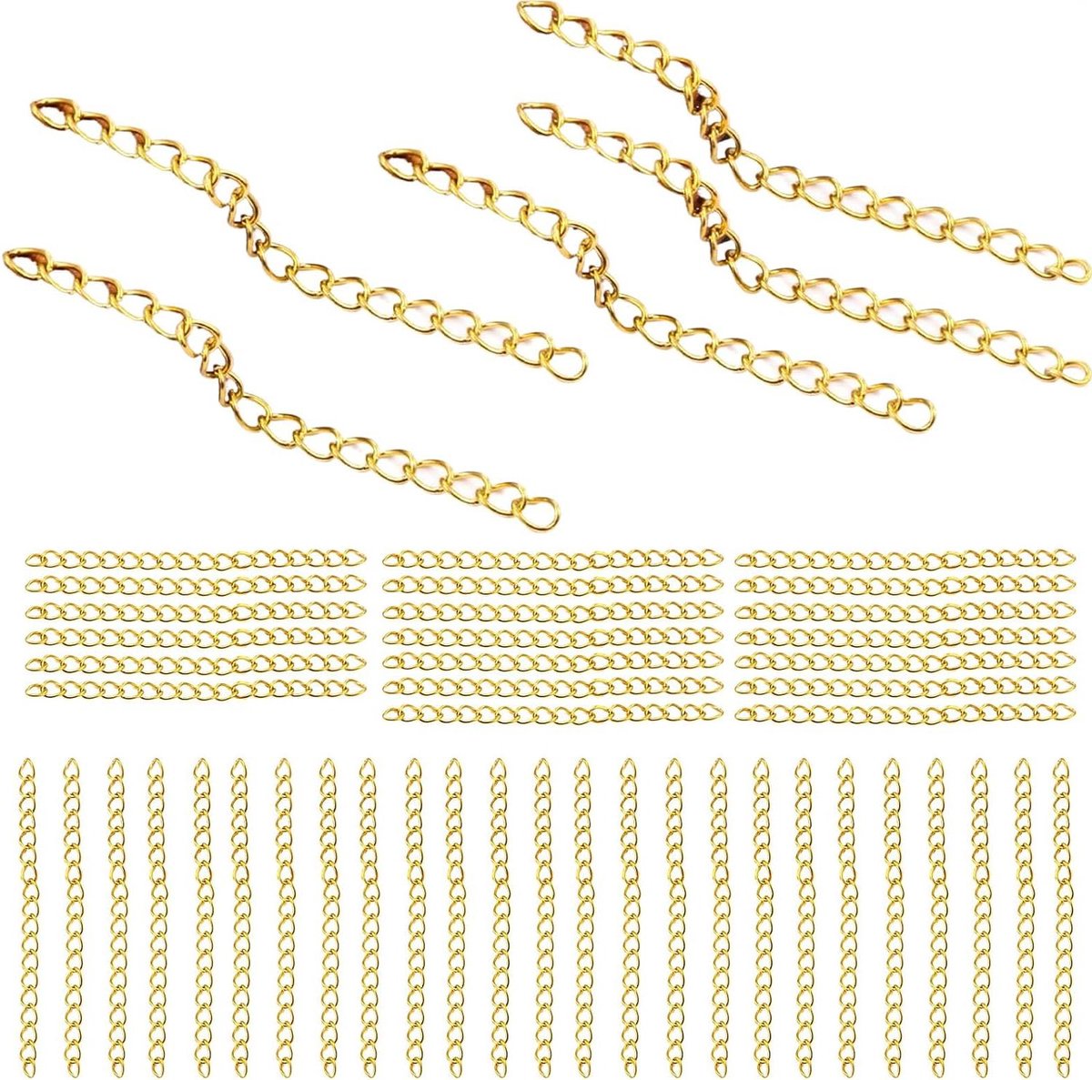 Armband Verlengkabel - Verwisselbare Ketting - Sieraden Personaliseren - Modulair Link Systeem - 5 cm - Zilverkleurig