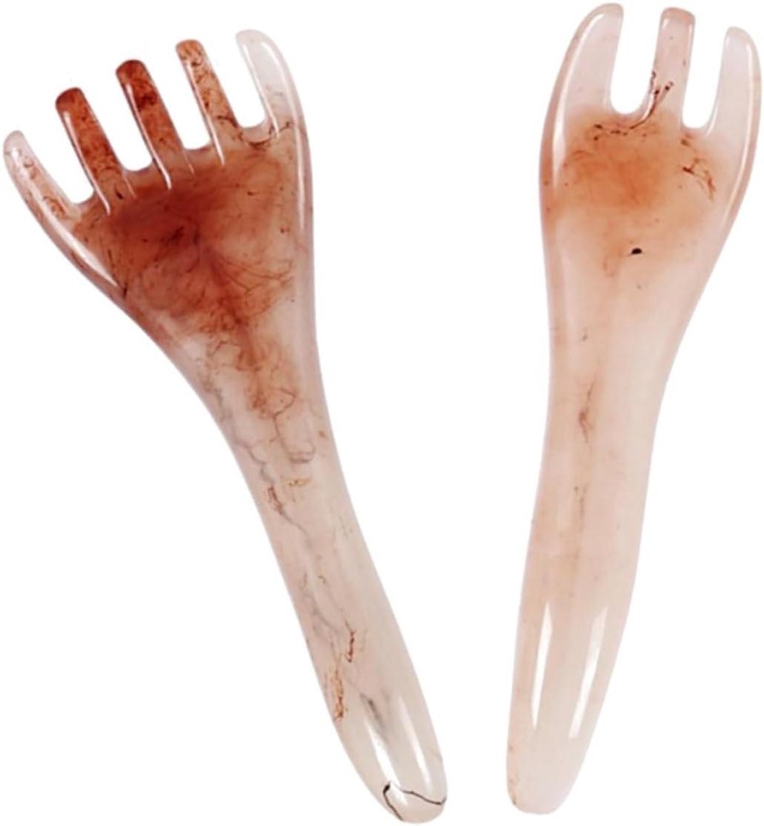 Hoofdhuid Kam - Massage Tool - Hoofd Ontspanning - Glad Afgewerkt - 16 cm - Multicolor