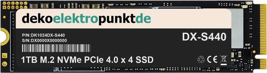 Interne SSD - NVMe Harde Schijf - Systeem Upgrade - Snelle Data Overdracht - 1TB Capaciteit - Zwart — afbeelding 3