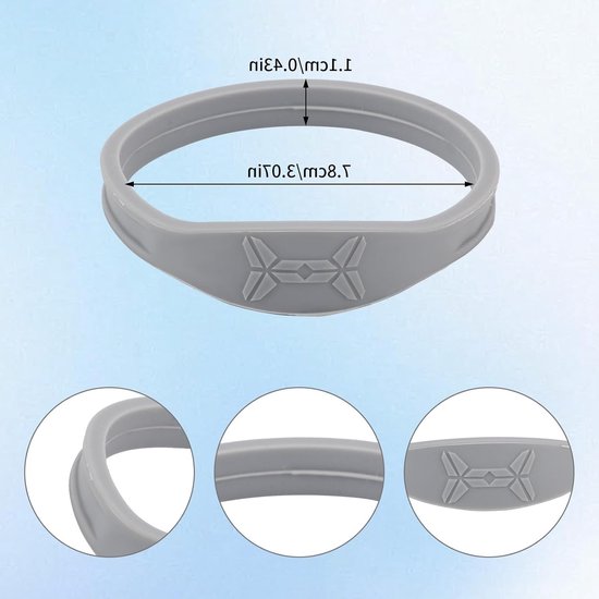 2 Stuks Patella Kniebanden, Siliconen Kniebraces voor Mannen en Vrouwen, Antislip Knieband Ondersteuning voor Sport, Basketbal, Voetbal en Volleybal — afbeelding 5