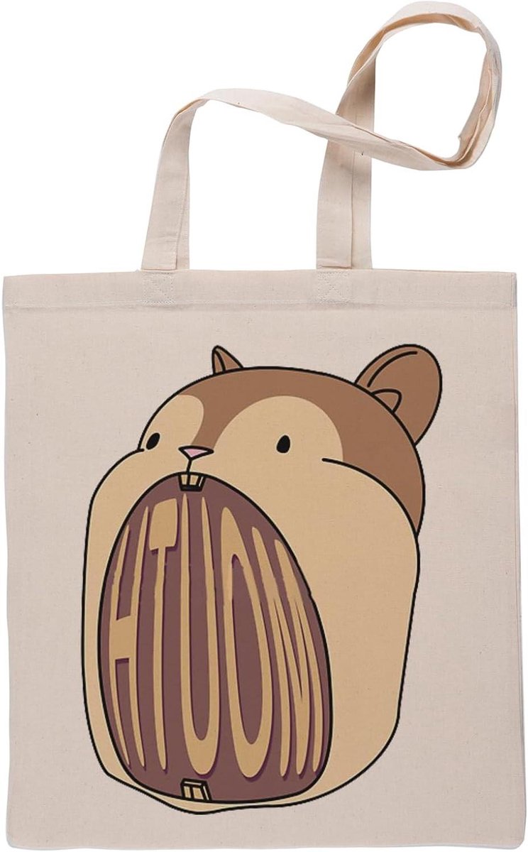 Boodschappentas - Draagtas - Boodschappen doen - Op maat gemaakt - 42 x 38 cm - Beige