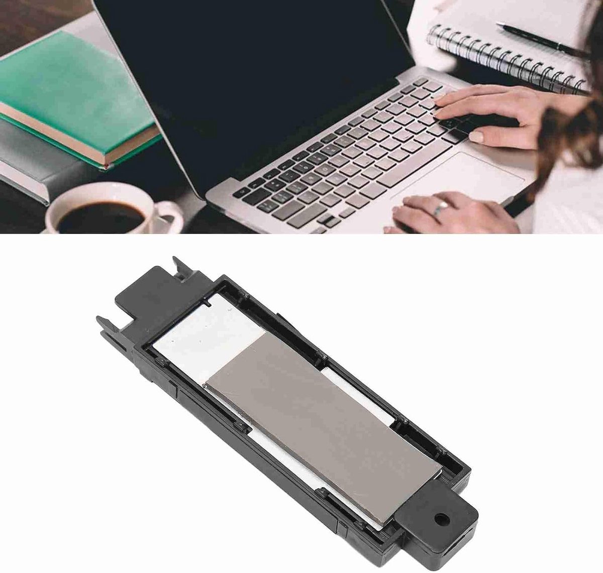 M.2 SSD Koellichaam voor Laptop, Aluminium Heatsink voor NVMe en NGFF SSD's, Verbeterde Warmteafvoer en Prestaties