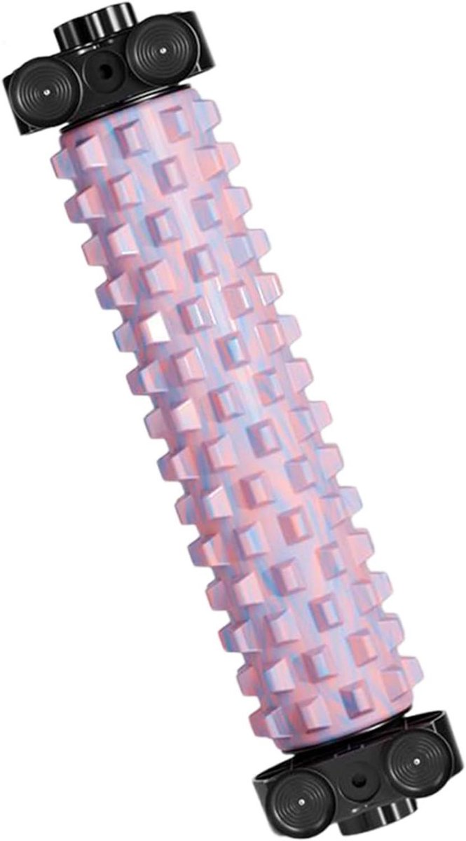 Beenmassagerol - Spierroller - Spierontspanning - Ergonomische zuignappen - 58 cm - Zwart