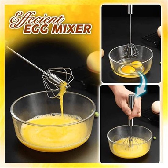 Handmixer RVS - Keuken Garde - Beslag Maken - Semi-Automatisch - 30 cm - Zilver — afbeelding 3