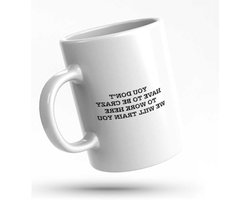 STUDE Reiskoffiemok grappig voor vrouwen You Don't Have to Be Crazy to Work Here We Will Train You mok oversized grappige koffiemokken voor vrouwen grappige mok