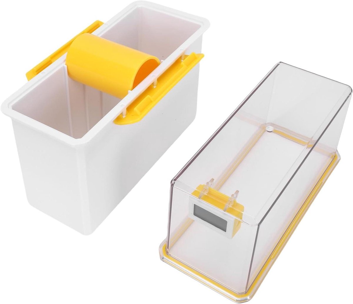 Filament Droogbox - 3D Print Opslag - Vochtvrij Houden - Geïntegreerde Meter - 32 x 26 x 14 cm - Transparant