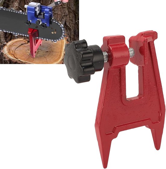 Vijlklem Kettingzaag - Slijpgeleider Montage - Ketting Zagen - Stabiele Boomstronk Grip - 125 cm Lengte - Aluminium — afbeelding 4
