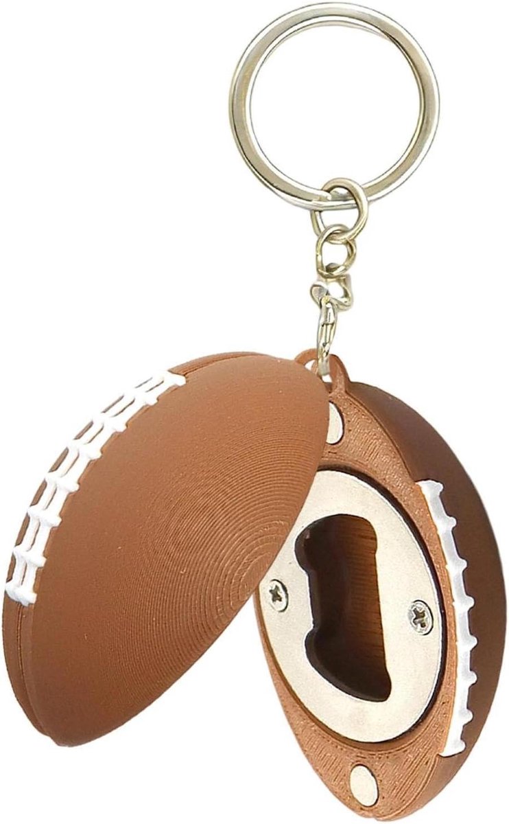 Magnetische Flesopener - Koelkast Magneet - Flessen Openen - Sportbal Design - 6.8 cm - Rugby