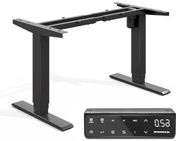 MAIDeSITe Electric height adjustable desk with square legs, silent and energy-saving motor, 4 height memory and sitting reminders, ergonomic standing desk