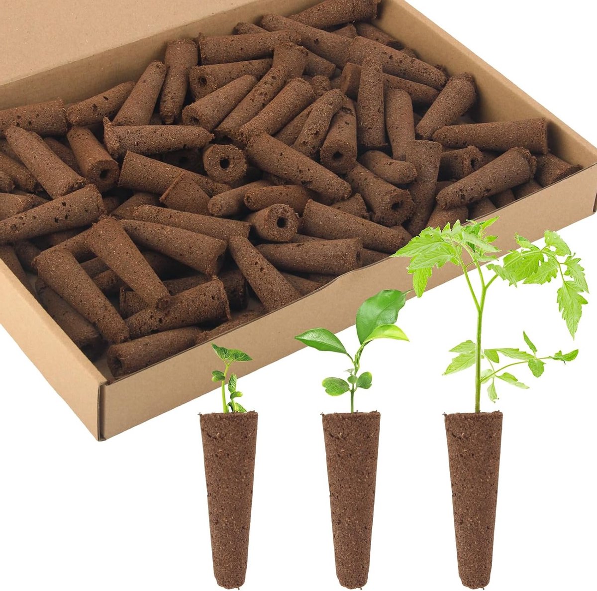 100 Stuks Hydroponische Groei Sponsen Vervangingssponsen voor Wortelgroei in Binnen Tuin Systemen