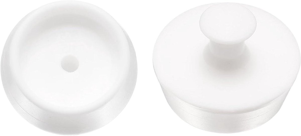 2x Universele Siliconen Afvoerstop met Hendel voor Keuken en Badkamer