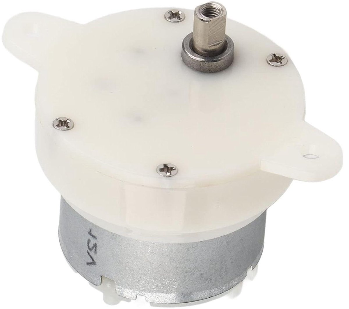 Kleine Motor - Reductiemotor Versnelling - Speelgoed Automaten - Slijtvast Tandwiel - 12V - Zilver