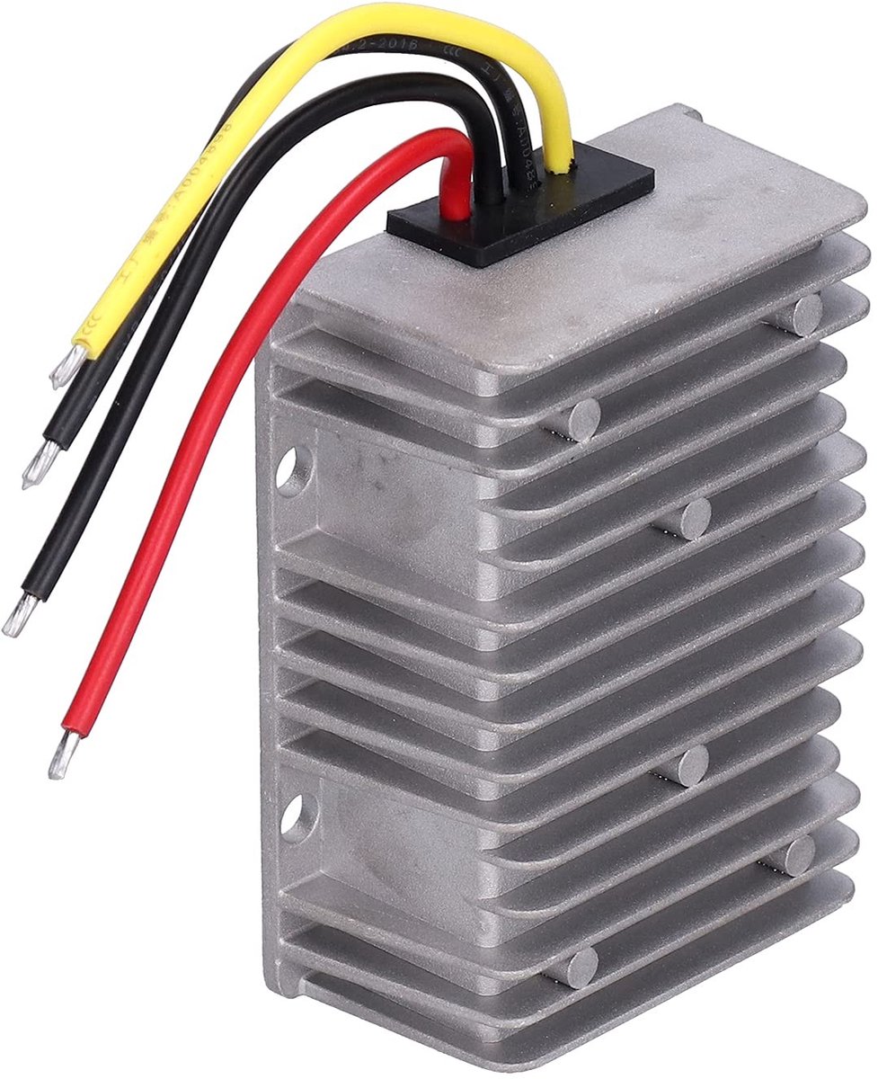 Dailygoods - Dailygoody - DC 72V Naar 12V Converter - Stroomomzetter - Waterdicht en Betrouwbaar - Compact Formaat - Voltage Reducer - Geschikt voor Diverse T