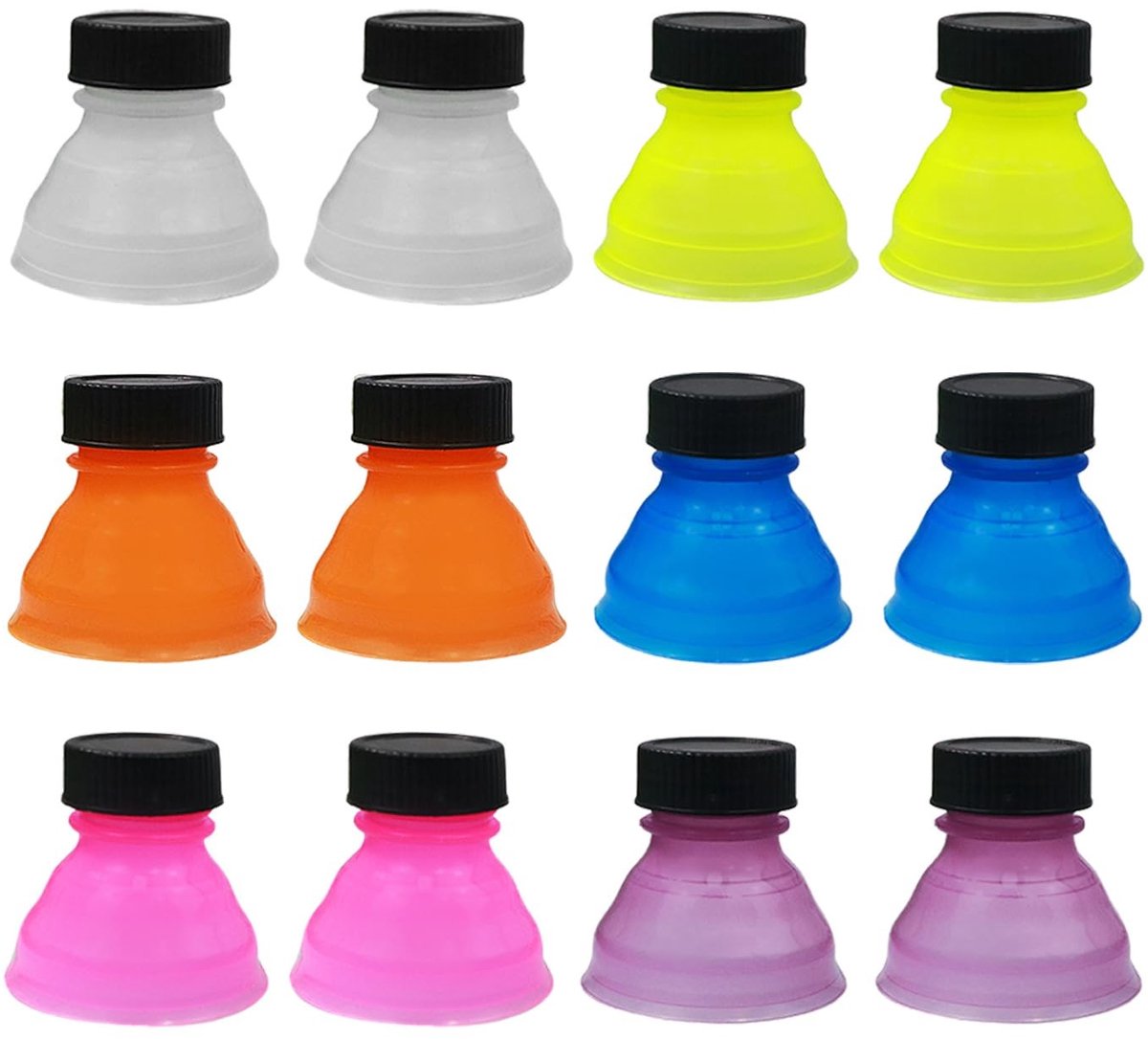 Dailygoods - Innovra - Dailygoods - Set van 12 Stofdichte Deksels voor Blikken