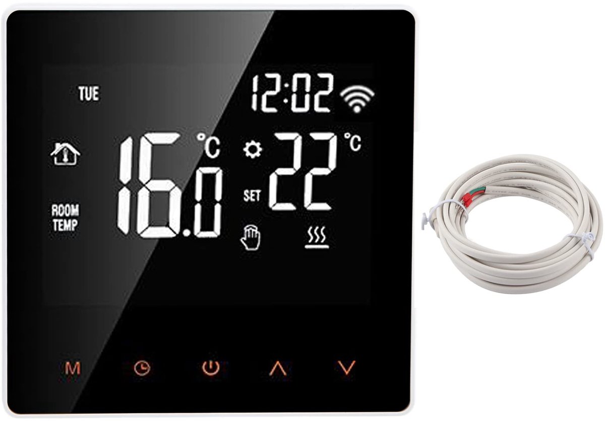 Dailygoods - Slimme WIFI LCD-Thermostaat met Spraakbediening