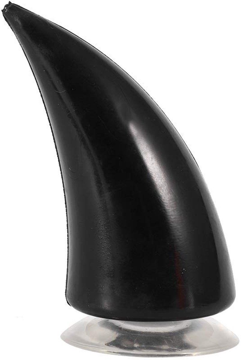 Dailygoods - Motorhelm Hoorn Decoratie Accessoire in Zwart