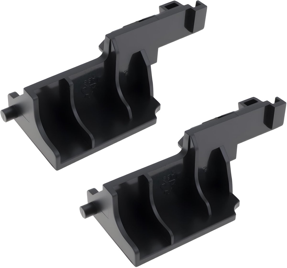 Dailygoods - Magnetron Deurhaak Klink Set van 2 voor de meeste modellen