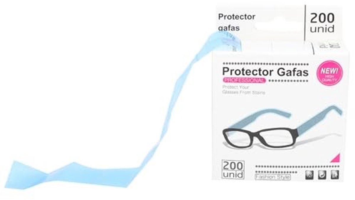 Dailygoods - Wegwerp Brillenbeschermers, 1 Rol voor Kapsalons en Thuisgebruik