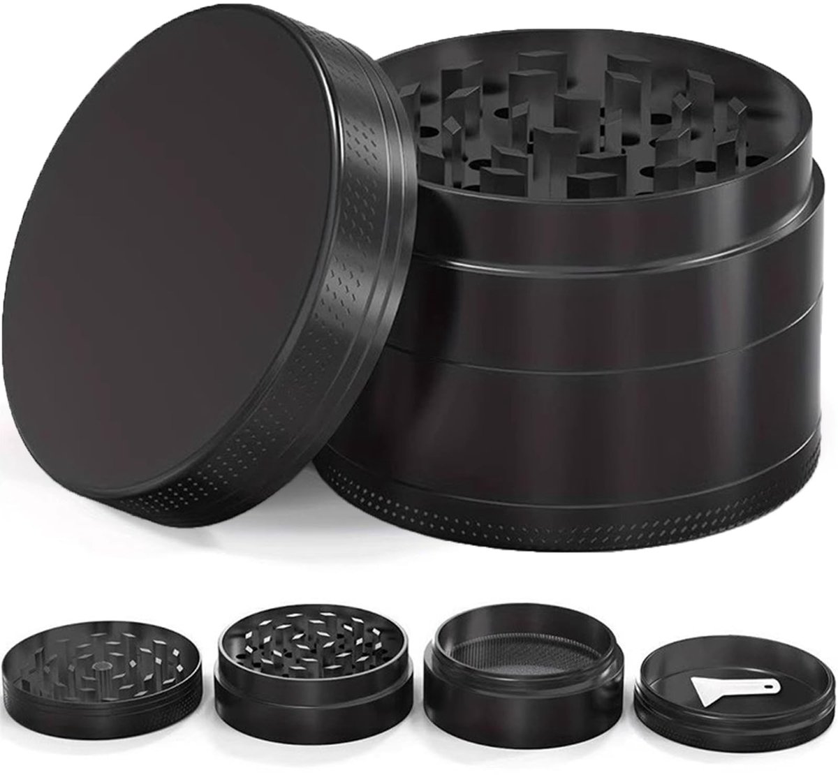 Dailygoods - Draagbare 50 mm Kruidenmolen met Magnetisch Deksel