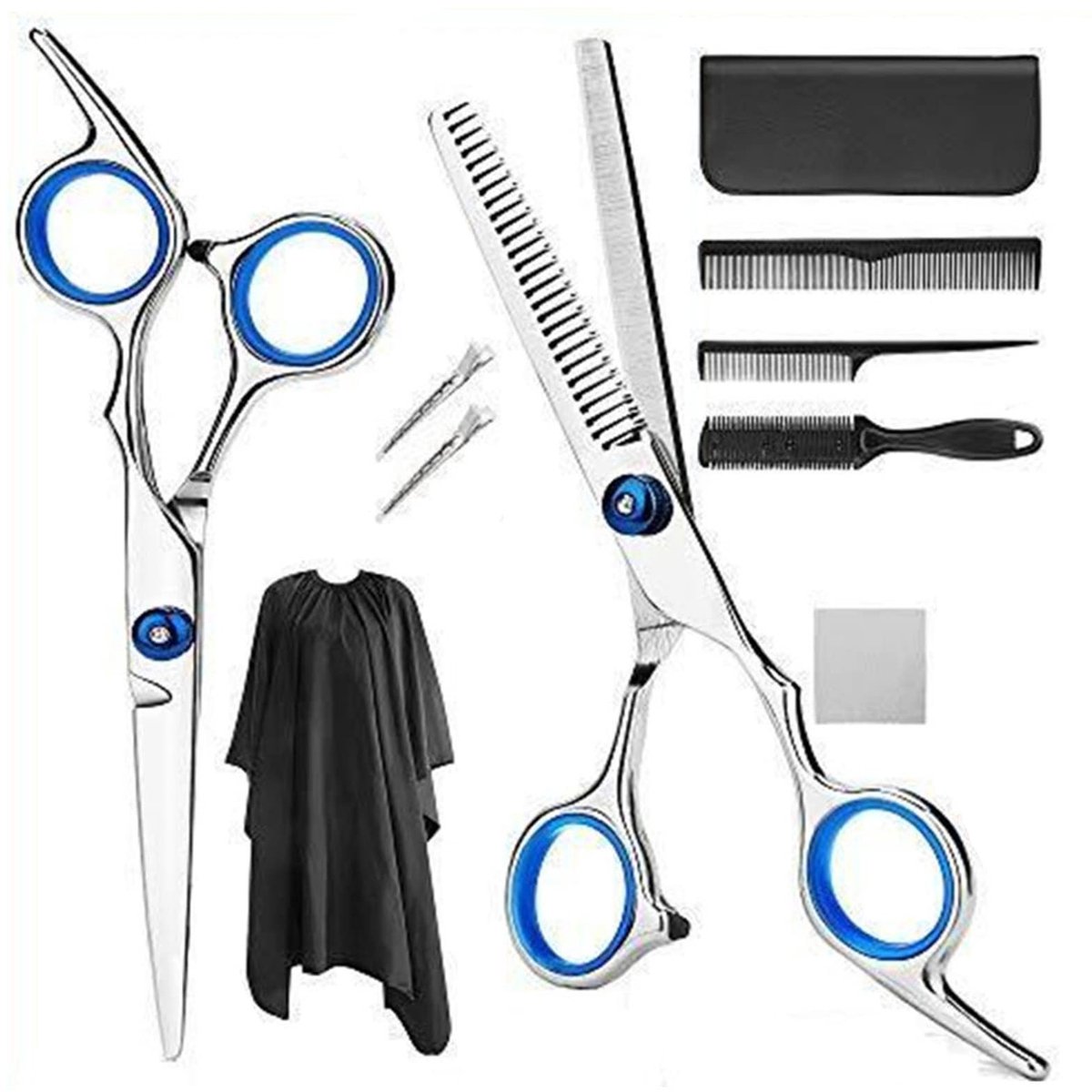 Dailygoods - Professionele Kappersschaar Set met 10 Stuks