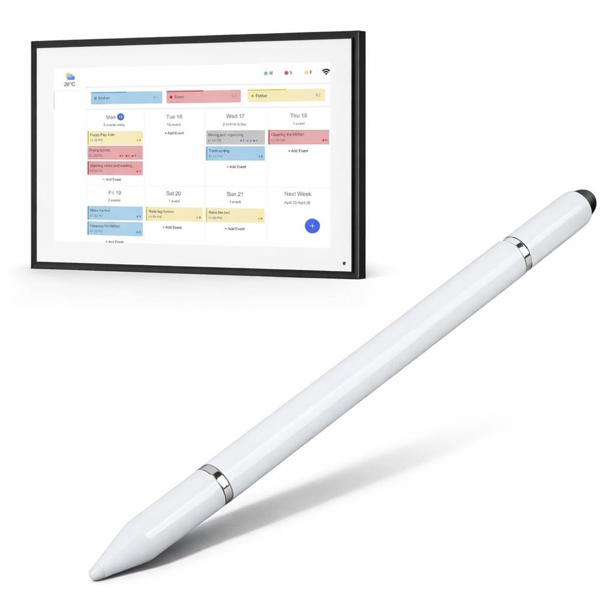 Dailygoods - Digitale Tactiele Pen met Transparante Tip voor Precisie