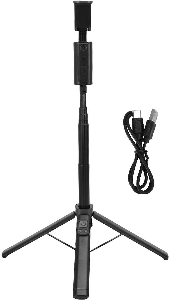 Dailygoods - Uitschuifbare 60-inch Selfie Stick met Afstandsbediening