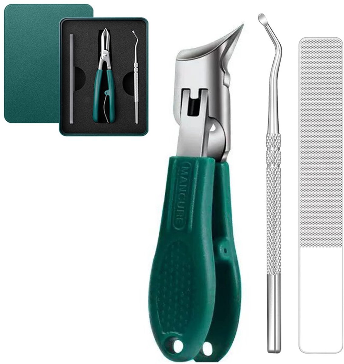 Dailygoods - Professionele Nagelverzorgingsset voor Dikke Nagels en Ingegroeide Nagels